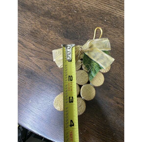 Wine Cork Christmas Tree Ornament Bunch Of Grapes - Picture 14 of 16